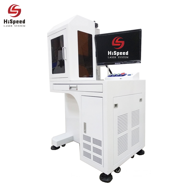 30W Hispeed Laser Marking Machine & Laser Engraving Machine with Safety Cover